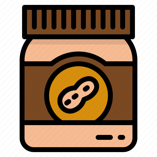 Butter, peanut, jar, food, nut icon - Download on Iconfinder