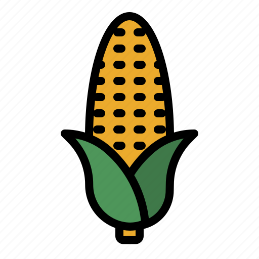 Corn, food, vegan, vegetarian, vegetable icon - Download on Iconfinder