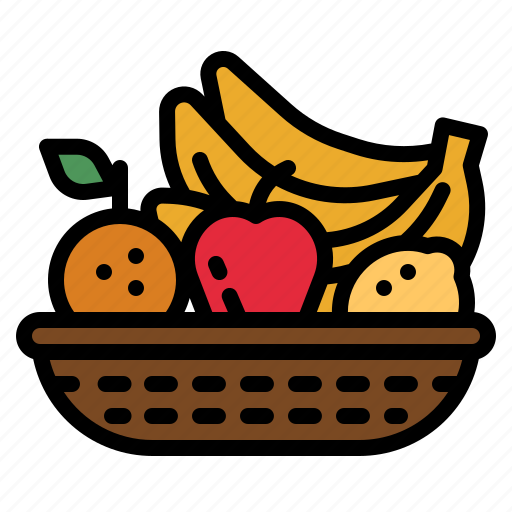 Fruit, basket, gift, food, vegan icon - Download on Iconfinder