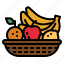 fruit, basket, gift, food, vegan 