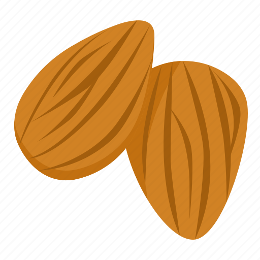 Almonds, almond, vegan, legumes, food, nut, fiber icon - Download on Iconfinder