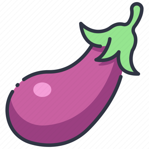 Aubergine, eggplant, food, healthy, organic, vegan, vegetarian icon - Download on Iconfinder
