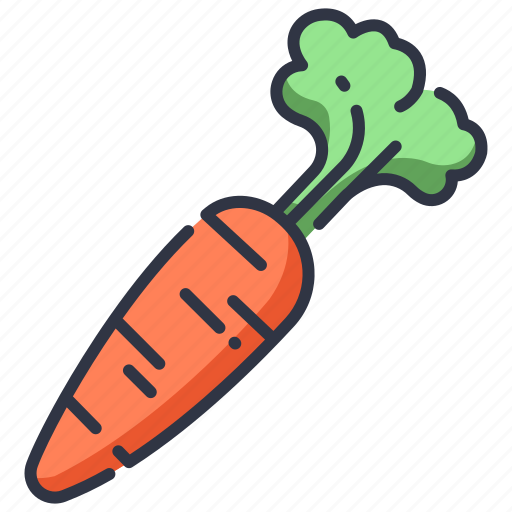 Carrot, food, healthy, organic, vegan, vegetable, vegetarian icon - Download on Iconfinder