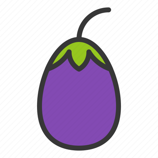 Eggplant, food, fresh, green, vegan, vegetable, vitamin icon - Download on Iconfinder