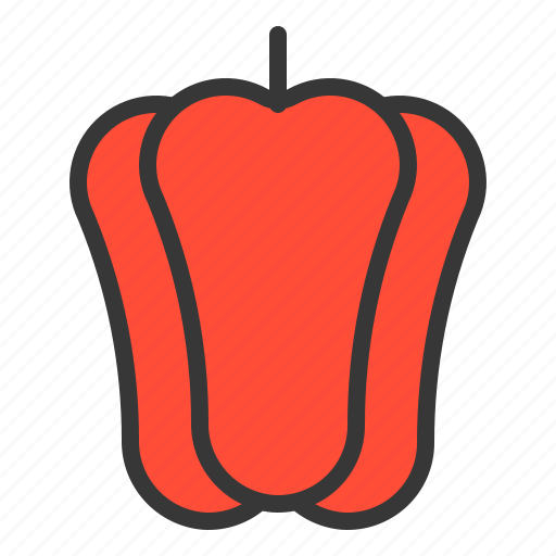 Bell pepper, food, fresh, green, vegan, vegetable, vitamin icon - Download on Iconfinder