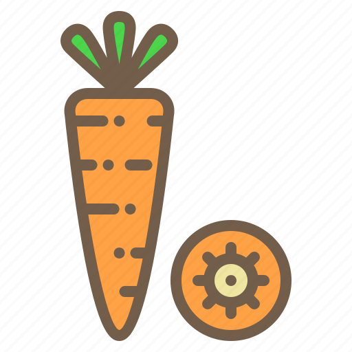 Carrot, food, organic, vegetable icon - Download on Iconfinder
