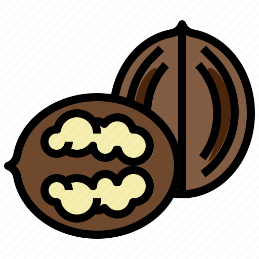 Food, organic, restaurant, snacks, vegan, walnuts icon - Download on Iconfinder