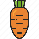 carrot, vegetable, root, healthy, tuber, crop, food