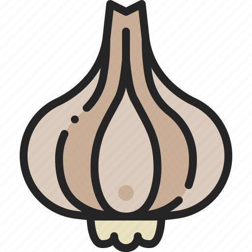 Garlic, vegetable, bulb, clove, spice, herb, ingredient icon - Download on Iconfinder