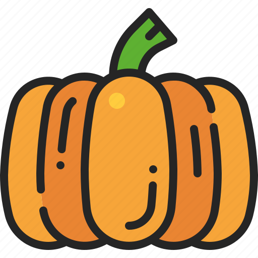 Pumpkin, vegetable, harvest, halloween, autumn, organic, fruit icon - Download on Iconfinder
