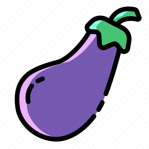 Eggplant, brinjal, vegetables, vegetable, diet, aubergine icon - Download on Iconfinder