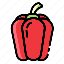 bellpepper, paprika, pepper, vegetables, vegetable, capsicum, spice, yumminky, bell pepper, food, healthy, chili