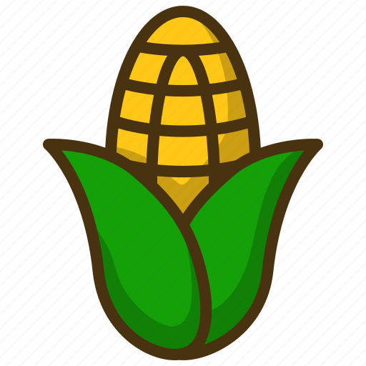 Vegetable, corn, maize, food, organic, agriculture, farm icon - Download on Iconfinder