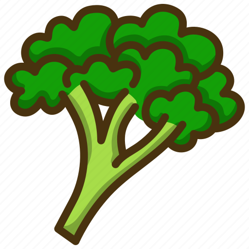 Vegetable, broccoli, plant, leaf, branch, raw icon - Download on Iconfinder