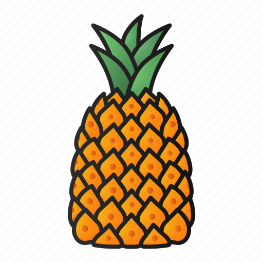 Pineapple, fruit, fresh, tropical, organic, healthy icon - Download on Iconfinder