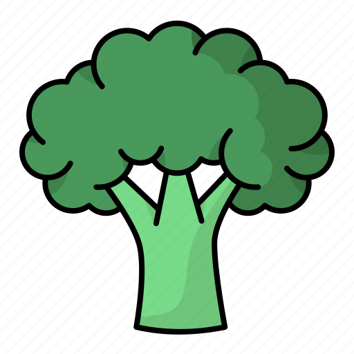 Brocoli, green, vegetable, organic, vegetarian, nutrition icon - Download on Iconfinder