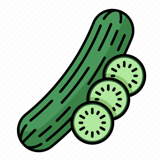 Cucumber, vegetable, natural, vegetarian, fresh, organic icon - Download on Iconfinder