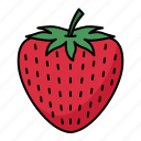 strawberry, fruit, berry, organic, fresh