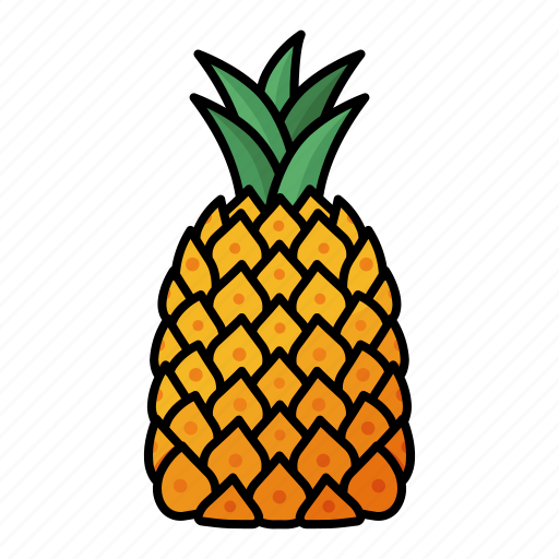 Pineapple, fruit, fresh, tropical, organic, healthy icon - Download on Iconfinder
