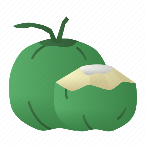 Coconut, fruit, summer, tropical, fresh icon - Download on Iconfinder