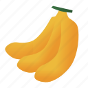 banana, fruit, organic, fresh, tropical