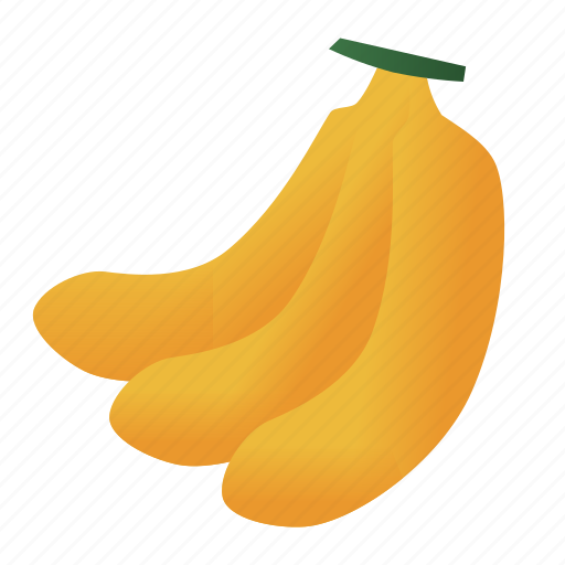 Banana, fruit, organic, fresh, tropical icon - Download on Iconfinder