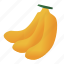 banana, fruit, organic, fresh, tropical 