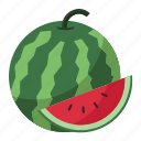 watermelon, fruit, organic, fresh, tropical 