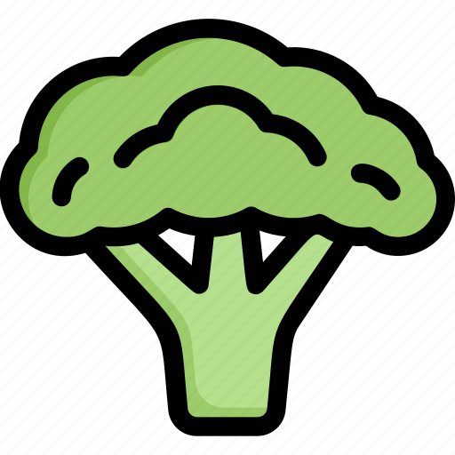 Broccoli, farm, fiber, food, fresh, vegetables, vegetarian icon - Download on Iconfinder