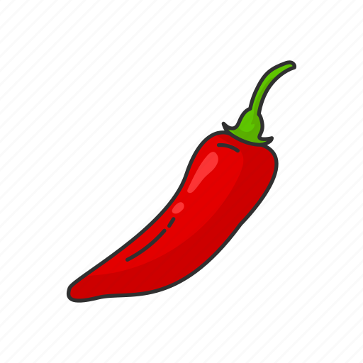 Chilli pepper, jalapeno, pepper, spice, vegetable, veggies icon - Download on Iconfinder