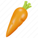 carrot, vegetable, food, fresh, root, healthy