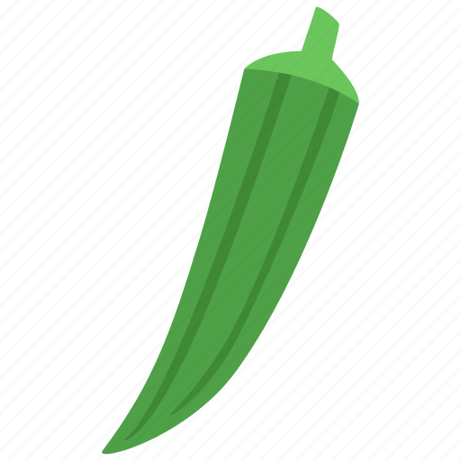 Okra, vegetable, ochro icon - Download on Iconfinder