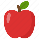 apple, red, food, fruit