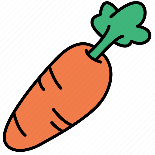 Carrot, vegetarian, vegetable, food icon - Download on Iconfinder