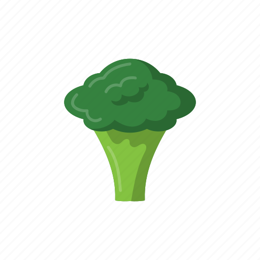 Broccoli, broccolis, vegetable, slice, fresh, food, group icon - Download on Iconfinder