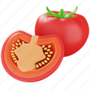 tomato, vegetable, food, fresh, sauce, cooking, cut