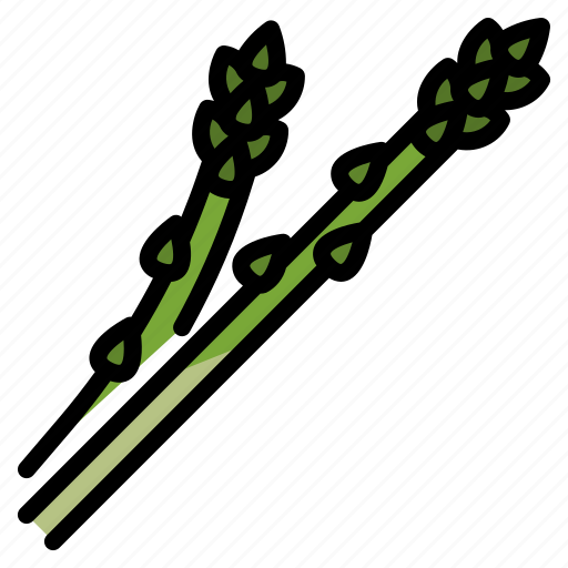 Asparagus, food, green, healthy, stems, vegetable icon - Download on Iconfinder