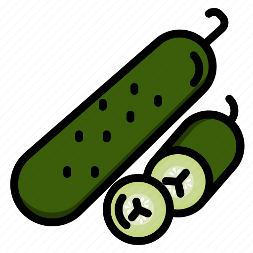Cucumber, food, green, plant, vegetable icon - Download on Iconfinder