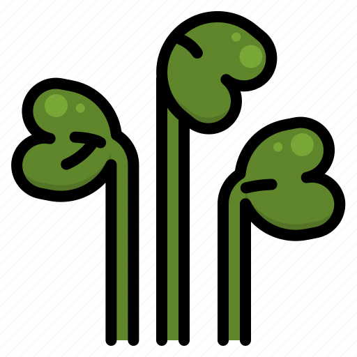 Food, leaves, salad, vegetable, watercress icon - Download on Iconfinder