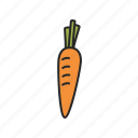 carrot, food, healthy, root, vegetable