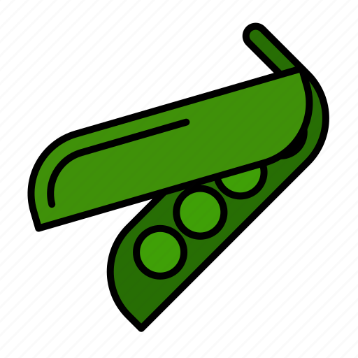 Vegetable, peas, legume, food, organic, beans, green icon - Download on Iconfinder
