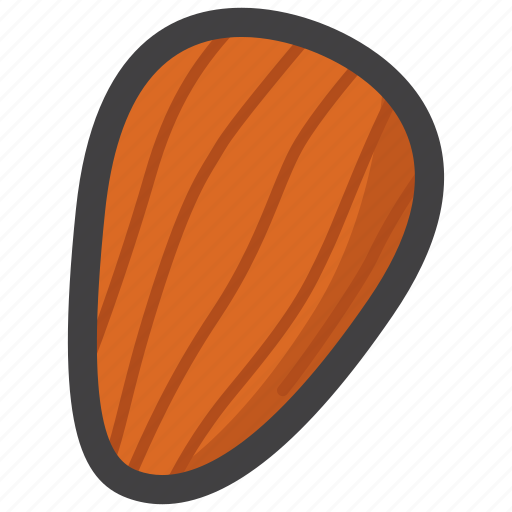 Almond, nut icon - Download on Iconfinder on Iconfinder