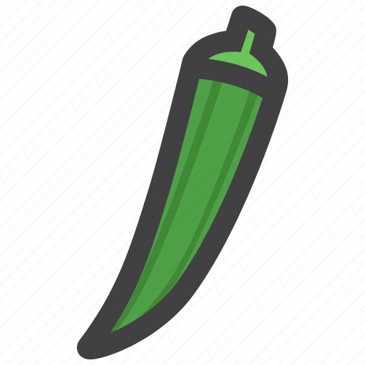 Okra, food, vegetable icon - Download on Iconfinder