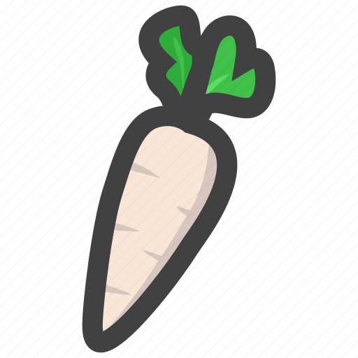 Radish, root, vegetable icon - Download on Iconfinder