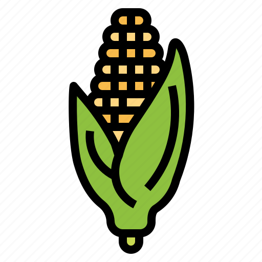 Corn, food, plant, vegetable, vegetarian icon - Download on Iconfinder