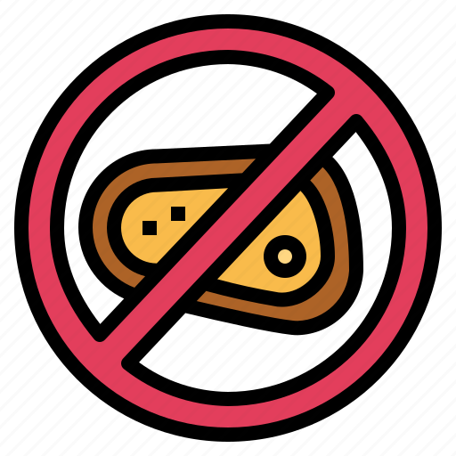 Forbidden, meat, no, sign, steak icon - Download on Iconfinder
