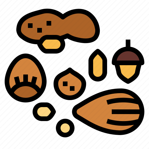 Almond, beens, hazelnut, nuts, seed icon - Download on Iconfinder