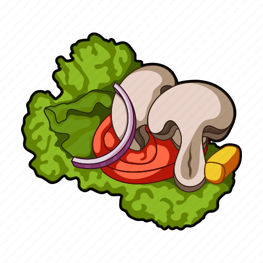 Cooking, dish, food, fruit, mushroom, vegetable, vegetarian icon - Download on Iconfinder