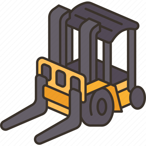 Forklift, vehicle, loading, cargo, warehouse icon - Download on Iconfinder