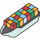 ship, cargo, container, export, logistics